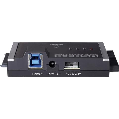 B-Ware Renkforce Usb 3.0 Zu Ide+Sata Konverter Externe Festplatte Adapter 2.5 3.5" Kit