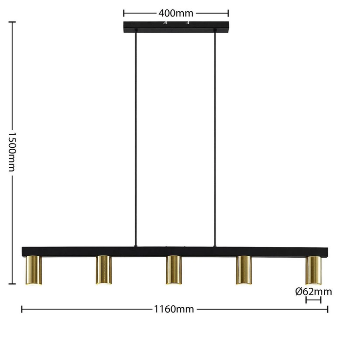 Lindby Baliko Hängeleuchte Deckenlampe Pendelleuchte Pendelleuchte Leuchte GU10