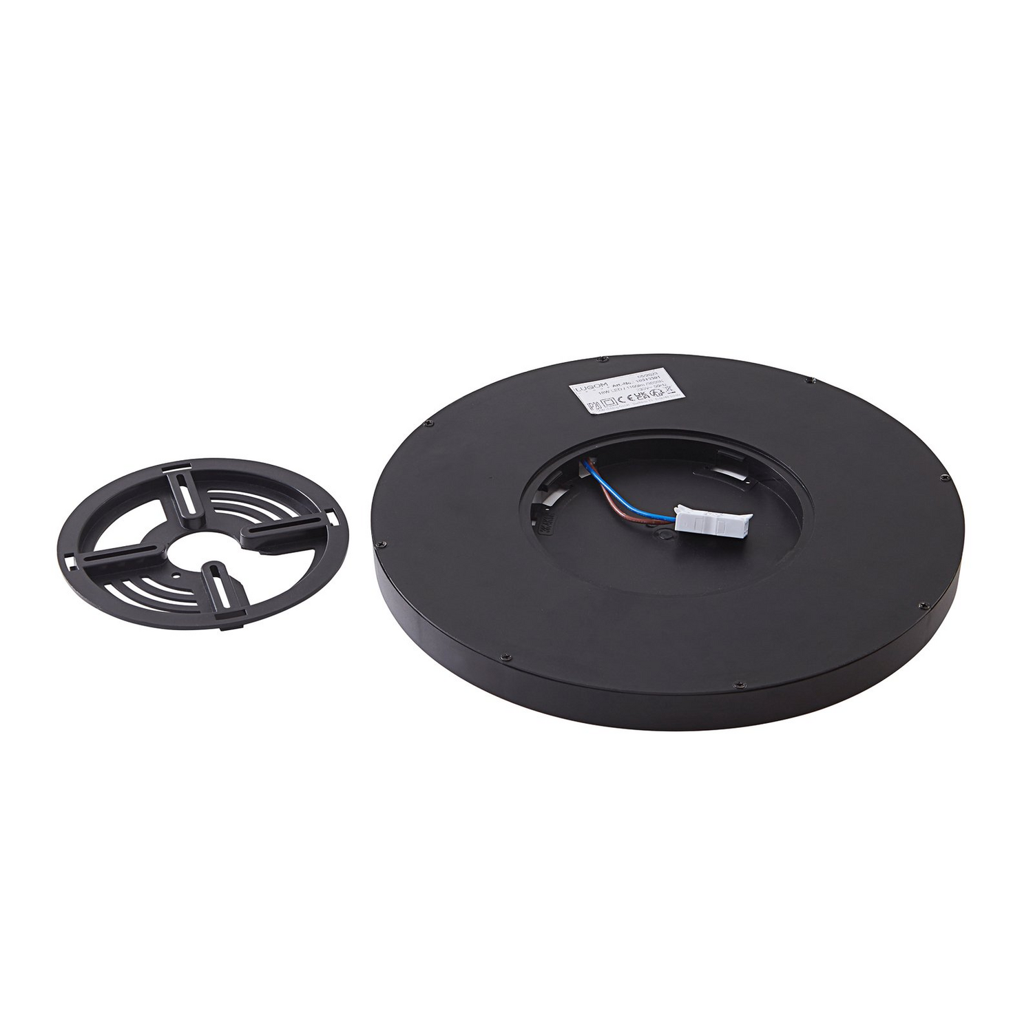 B-Ware Lindby Deckenleuchte Deckenlampe Led Pravin Schwarz Warmweiß Leuchtmittel Inklus