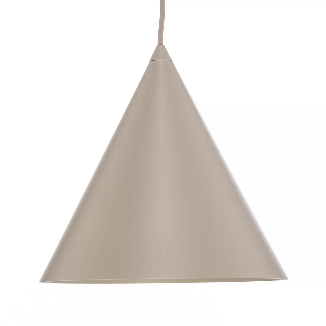 Hängeleuchte Cono einflammig Ø 25 cm beige Deckenlampe Lampe Leuchte Spot Licht