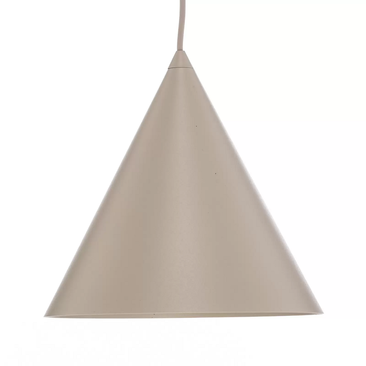 Hängeleuchte Cono einflammig Ø 25 cm beige Deckenlampe Lampe Leuchte Spot Licht