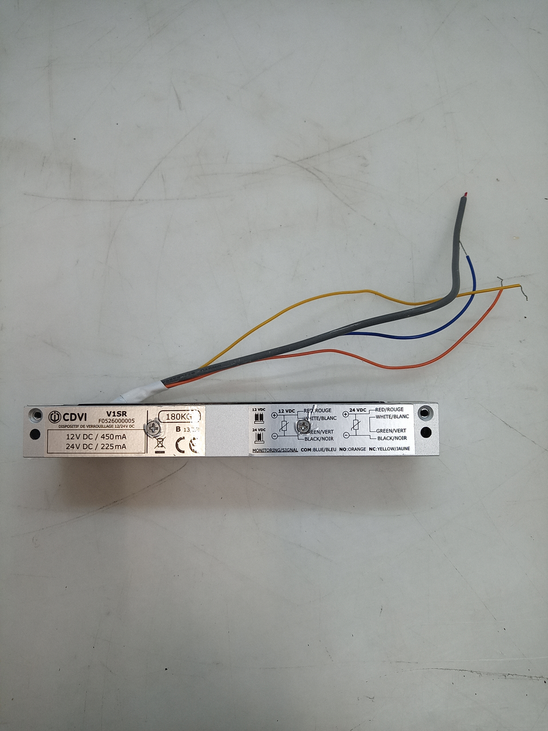 CDVI Haftmagnet Magnet Haltekraft 180 kg Öffnet bei Stromausfall DEFEKTWARE