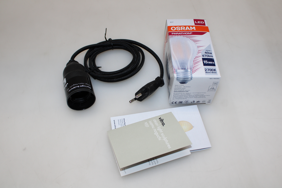 Vitra Akari 1 A Stehlampe Leuchte Lampe Ersatzteil Elektrifizierungsset Ersatz B-Ware - 4055737056987
