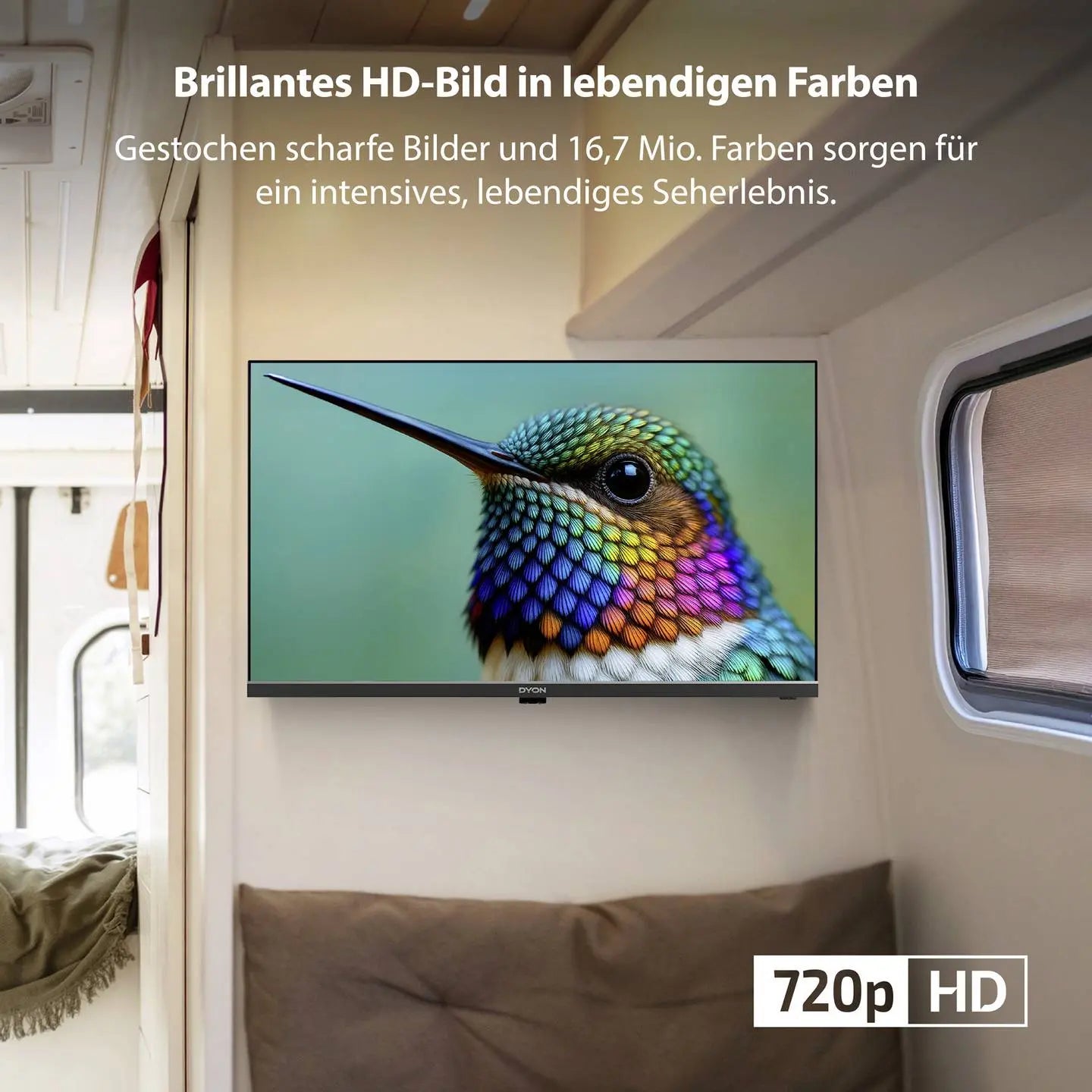 B-Ware Dyon Led Tv Fernseher Tv Schwarz Eek E (A   G)  - 4260552544520