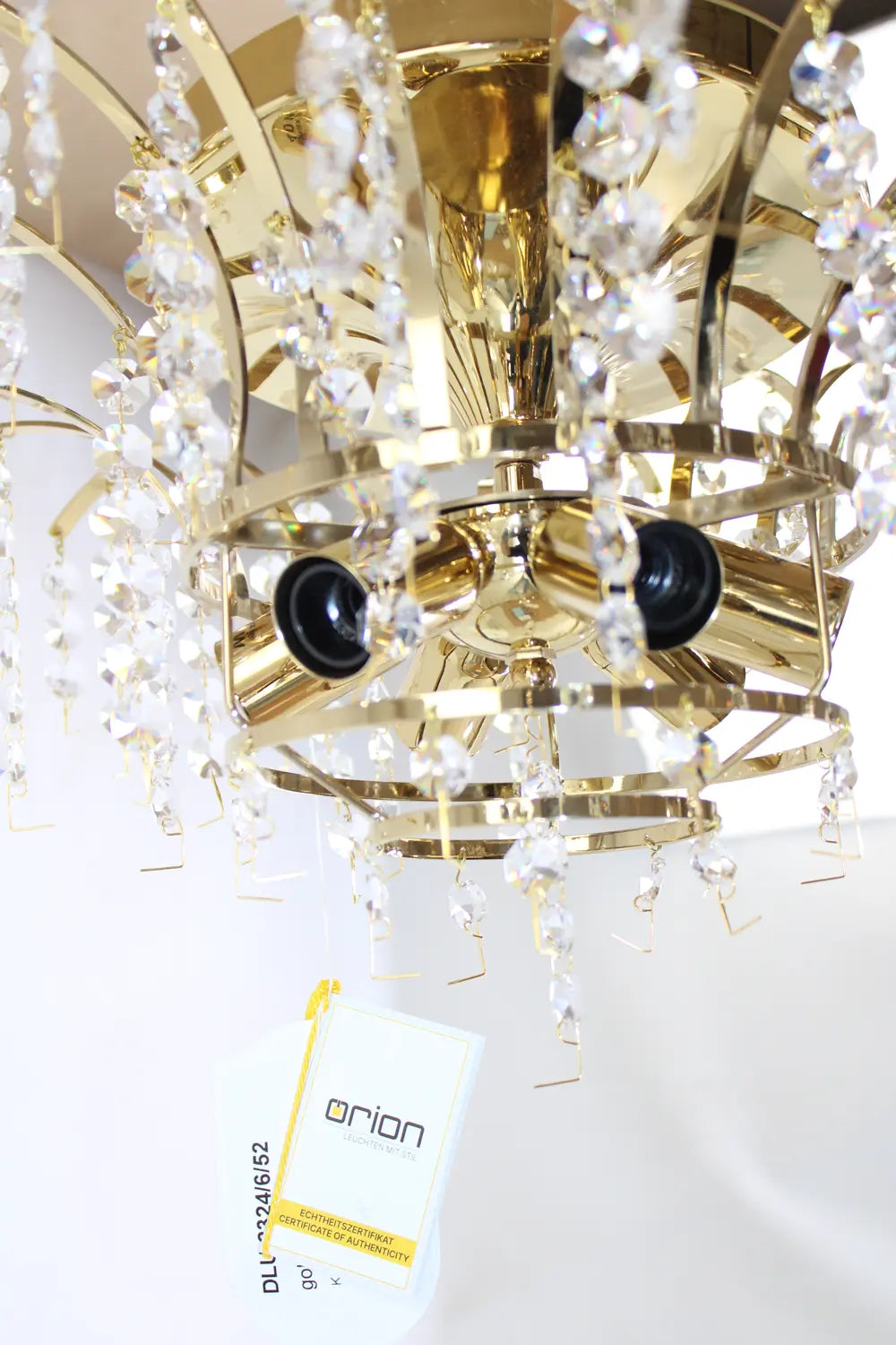 B-Ware Orion Deckenleuchte Lampe Lennarda 24 Karat Vergoldet Gold Siehe Text/Foto392 - 9003090182718