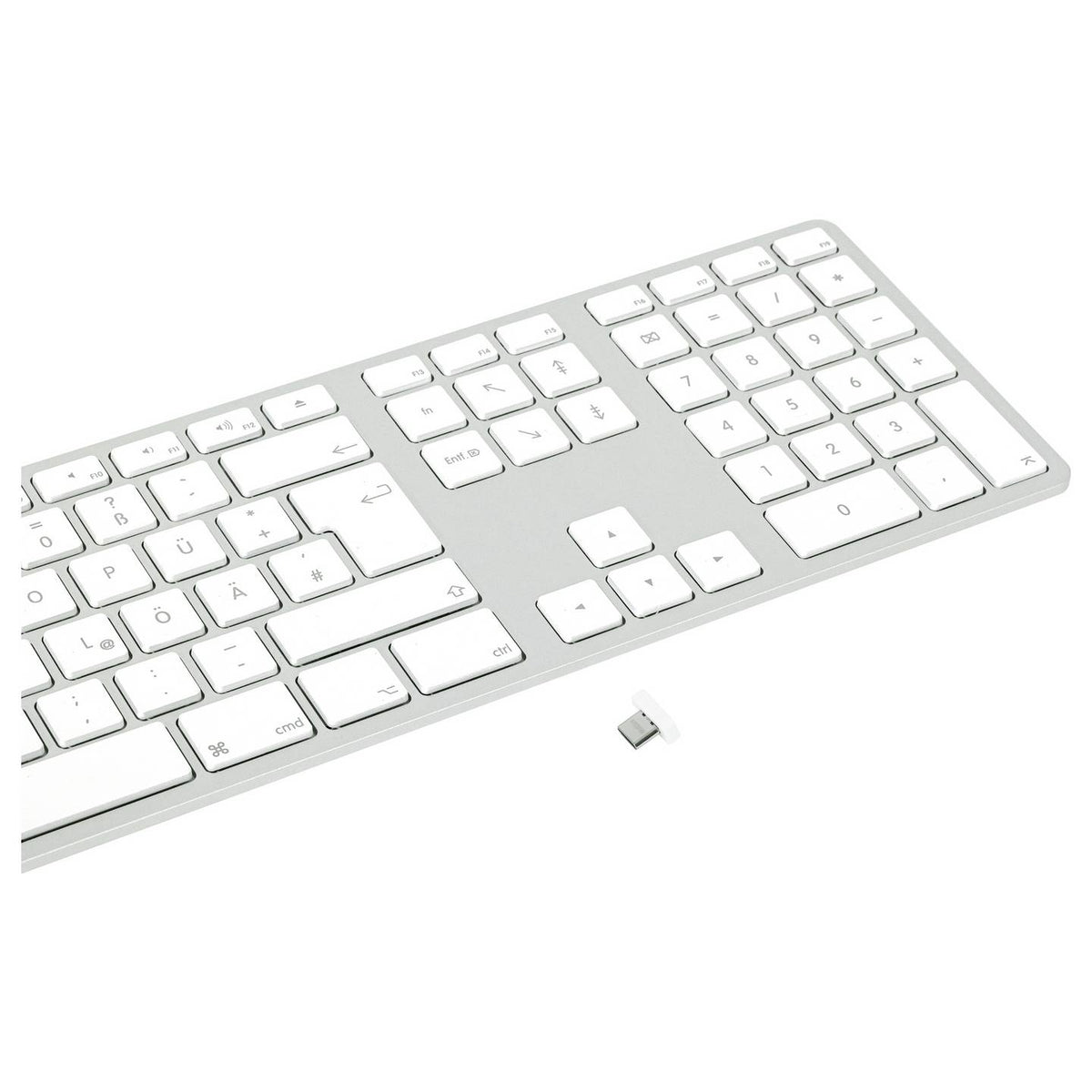 Matias Tastatur Keyboard Wireless USB-C Aluminium Mac Kabellos QWERTZ Deutsch887 - 0833742007644