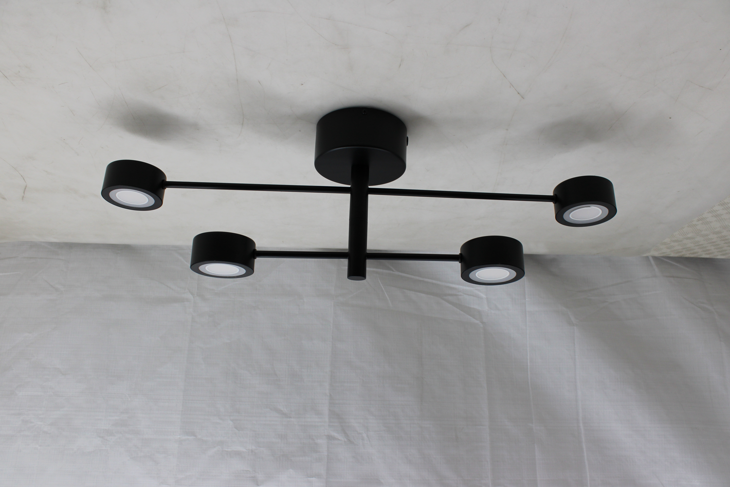 B-Ware Nordlux Deckenleuchte Deckenlampe Led Vierflammig Schwarz Verstellbar Dimmbar Me - 5704924018442