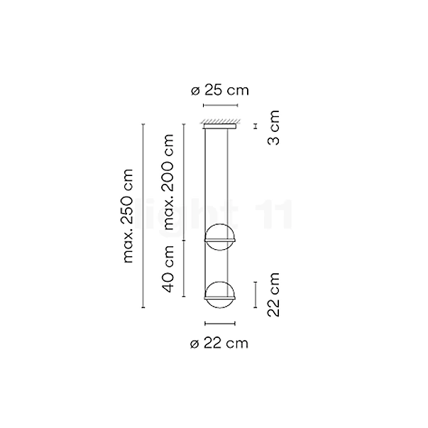 B-Ware Vibia Palma 3726 Led Hängelampe Pendelleuchte Beleuchtung 2 Flammig Weiß - 9515150
