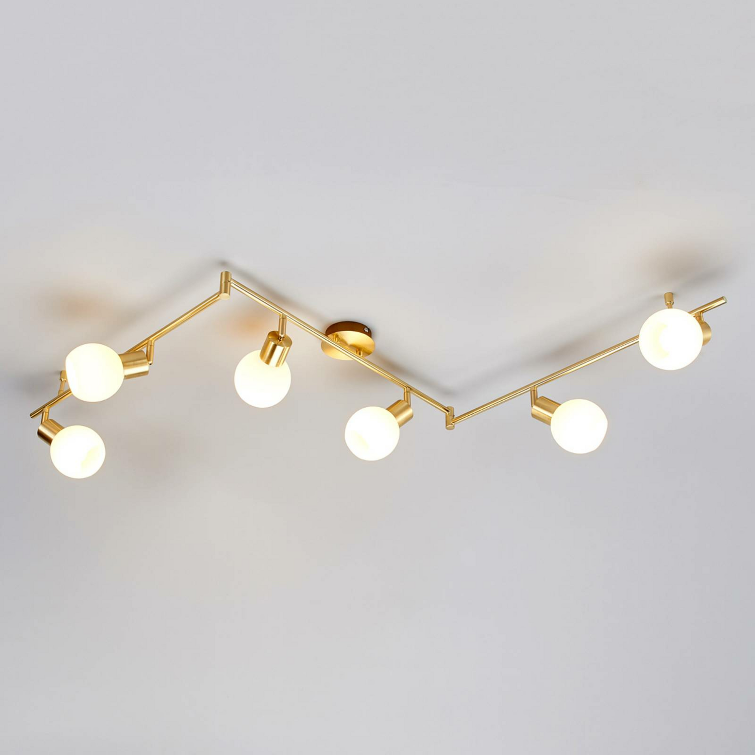 Plafonnier LED Lindby Elaina, lampe décorative pour salon ou salle à manger, référence 91