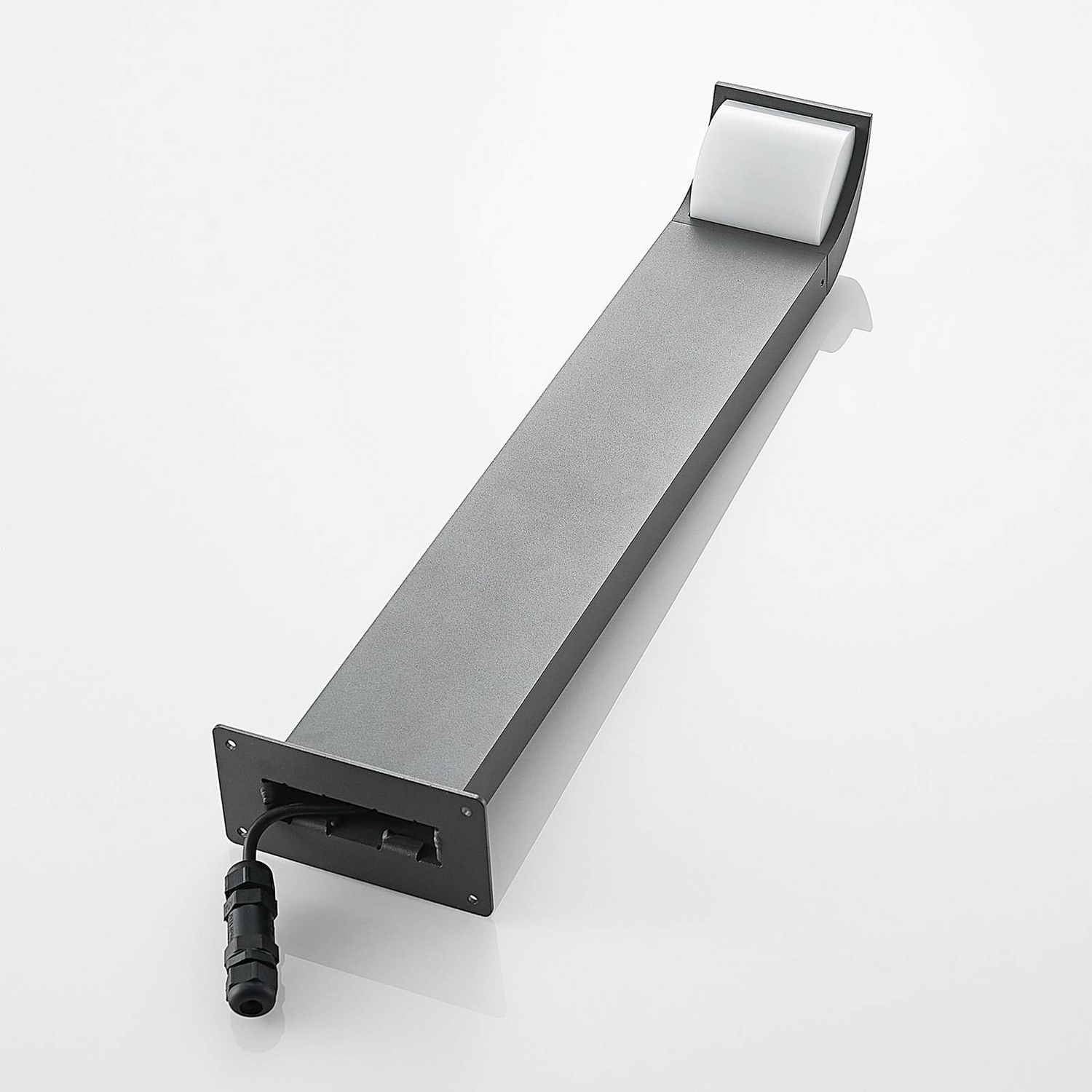 B-Ware Lucande Sockelleuchte Wegeleuchte Led Tinna Anthrazit Ip65 Aluminium Polycarb823