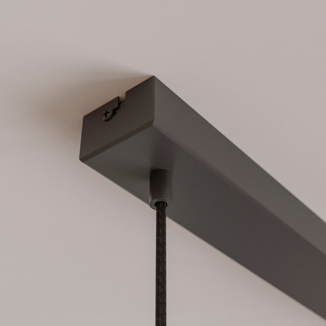 Envostar Talia Pendelleuchte Pendelleuchte Lampe 3 Fl E27 Linea Eiche Weiß Sc497 B-Ware