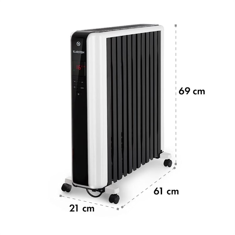 Klarstein Thermaxx 2500 Ölradiator Elektroheizung Mobile Heizung DEFEKTWARE