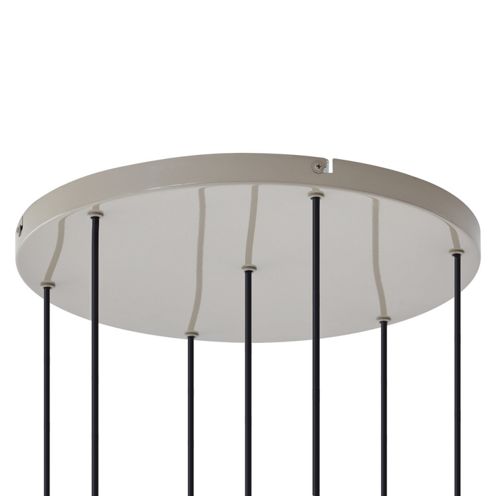 Lucande Hängeleuchte Narion Rund 7 Flammig Bunt Metall Deckenlampe Lampe Spot B-Ware