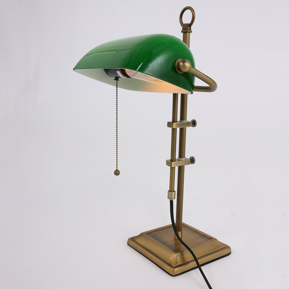 B-Ware Steinhauer Ancilla Bankerlampe Tischlampe Tischleuchte Leuchte Bronze 1 Flam201