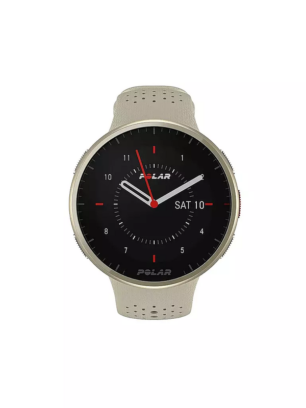 Polar GPS-Laufuhr Pacer Pro Sportuhr Uhr Smartwatch Fitnessuhr Gr: S-L beige
