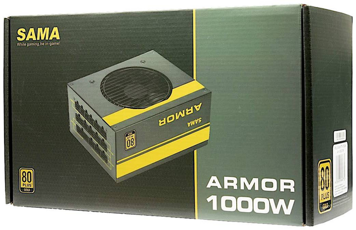 Inter-Tech SAMA FTX-1000-A-Armor PC Netzteil 1000W ATX 80PLUS Gold PC-Komponente