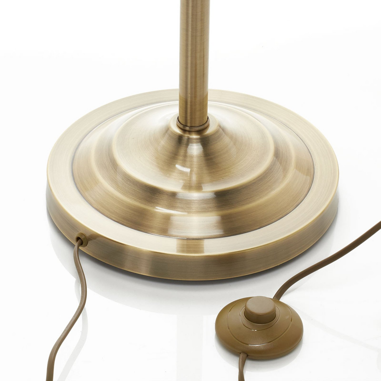 B-Ware Searchlight Stehleuchte Bjane Altmessing Lampe Leuchte Stehlampe Ip20 230 V 14