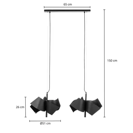 Lucande Imron Hängeleuchte Pendelleuchte Deckenlampe Deckenleuchte Lampe Leuchte B-Ware - 9639780