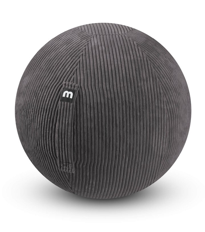 Mokebo Stoff Sitzball Büro Ergonomisch 'Der Sportliche', Sitzball Mit Pumpe Oder B-Ware