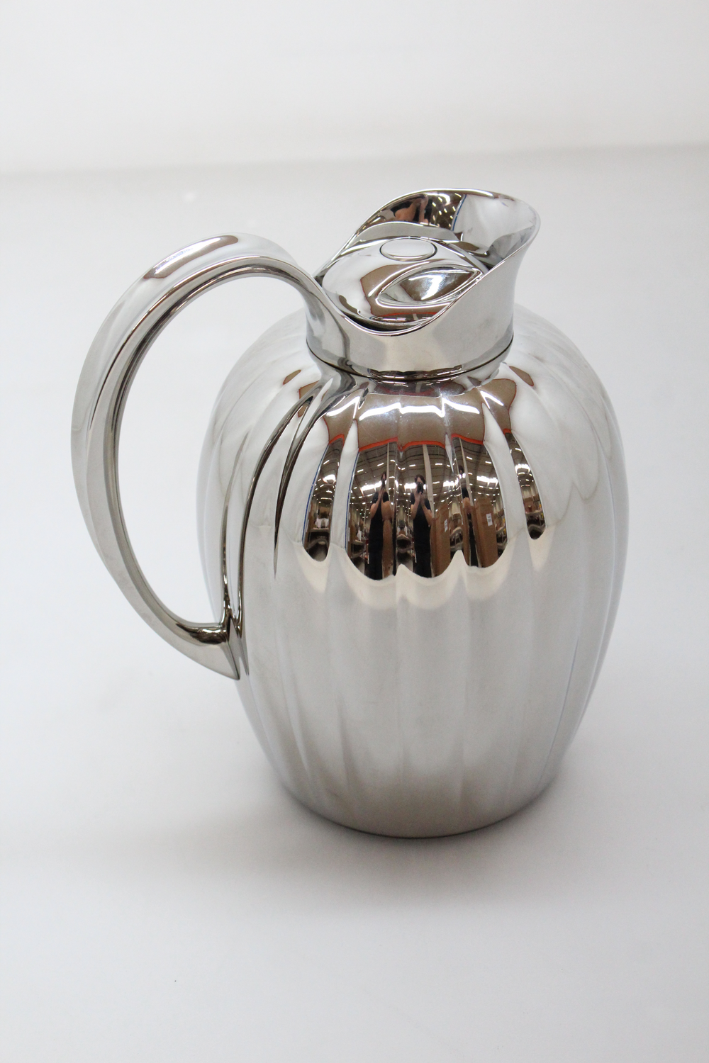 Georg Jensen Bernadotte Thermoskanne Isolierkanne Kaffeekanne 1 Liter Edelstahl B-Ware