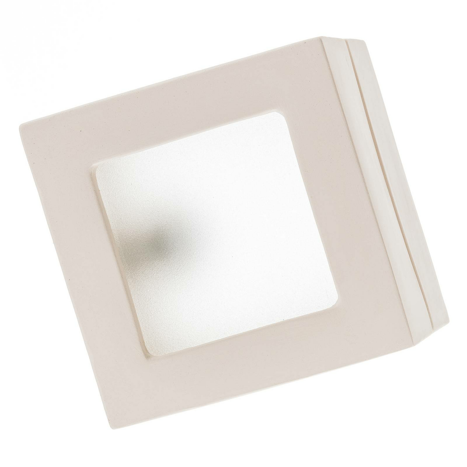 Euluna Wandleuchte Wandlampe Wandlicht Leuchte Lampe Keramik Top Weiß 15 X 15 Cm B-Ware - 5903282729902