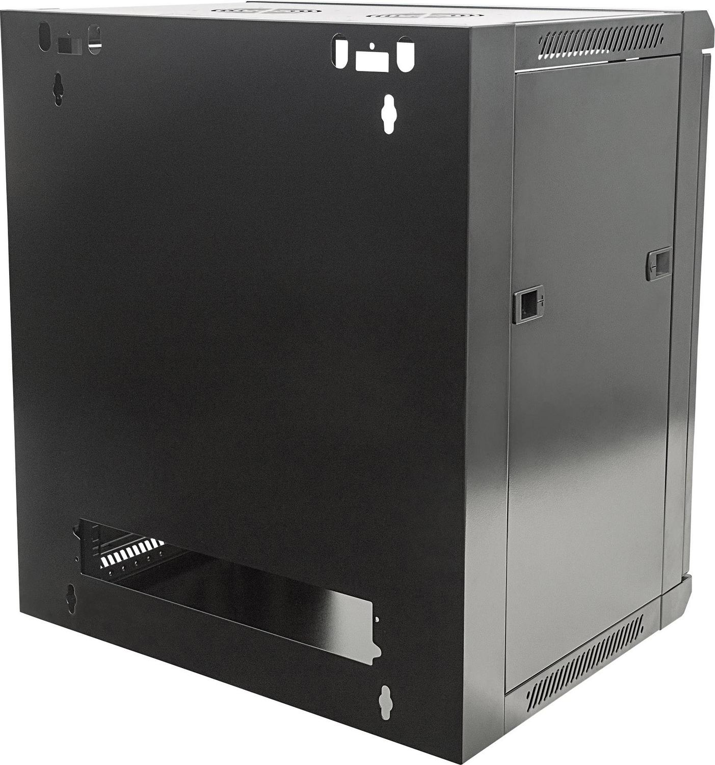 B-Ware Intellinet 711937 19 Zoll Netzwerkschrank Verteilerschrank 15 HE schwarz RAL9005
