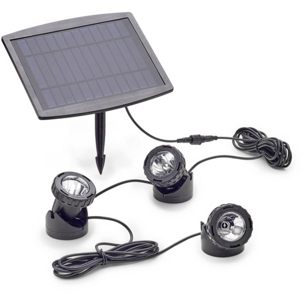 Pontec 77939 Teichbeleuchtung 3er Set LED 0.5 W Schwarz - 4010052779393