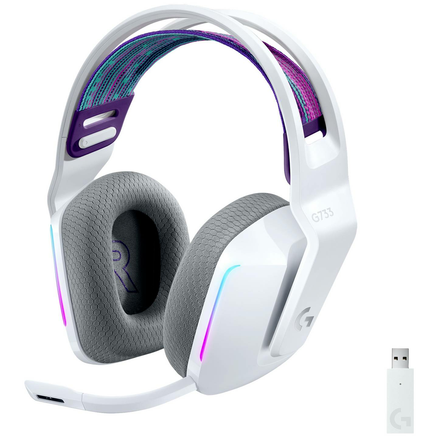 Logitech Gaming G733 Lightspeed Gaming On Ear Headset Funk 7.1 Defektware D-Ware - 5099206089532