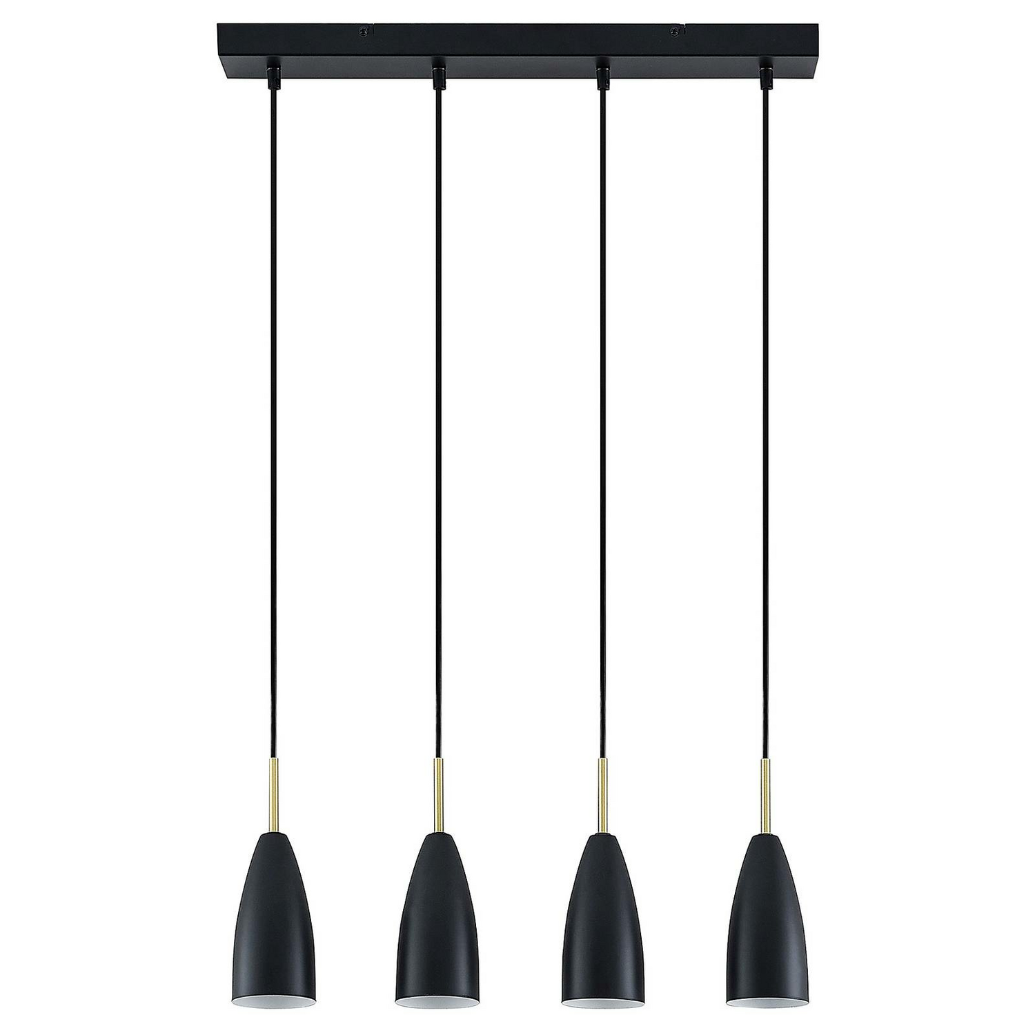 Pendelleuchte Hangeleuchte Deckenlampe Lampe E14 Schwarz Lindby Caylee