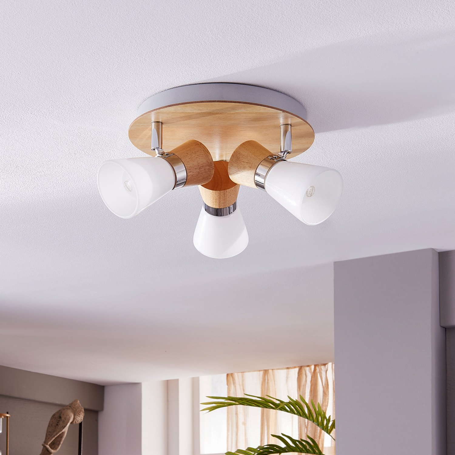 B-Ware Lindby Deckenrondell Vivica Deckenlampe Deckenstrahler Hängeleuchte Lampe E14914