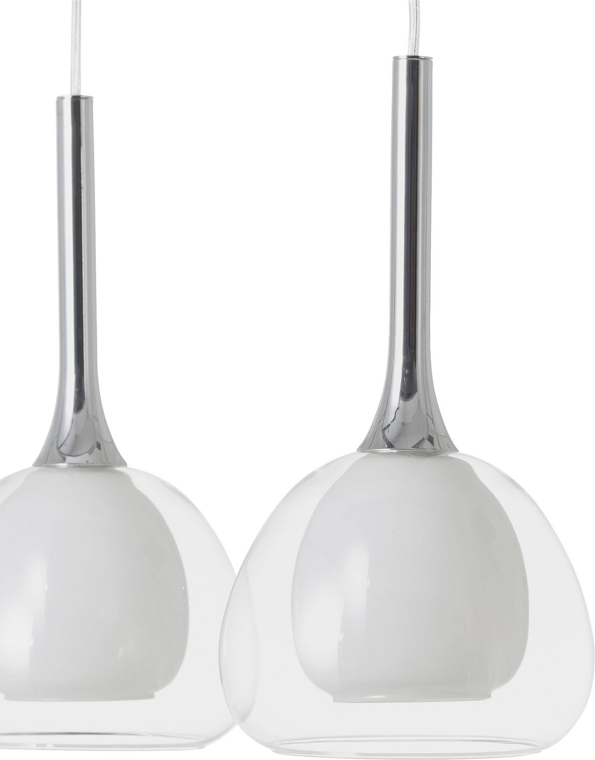 Brilliant Hadan 85573/15 Pendelleuchte Energiesparlampe Led E14 120 W Chrom Lampe B-Ware