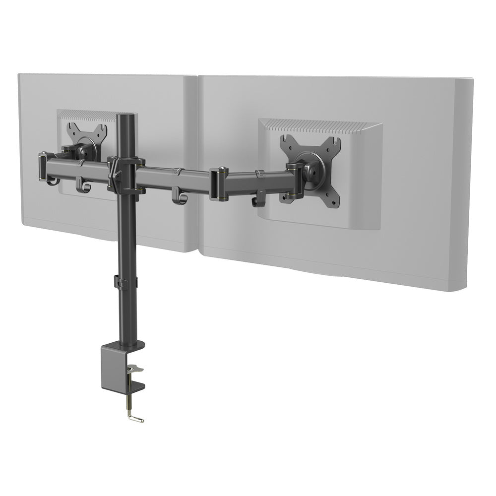 hjh OFFICE Monitorhalterung Halterung Monitor 2 Monitore 13 27 Zoll schwarz - 4251084676483