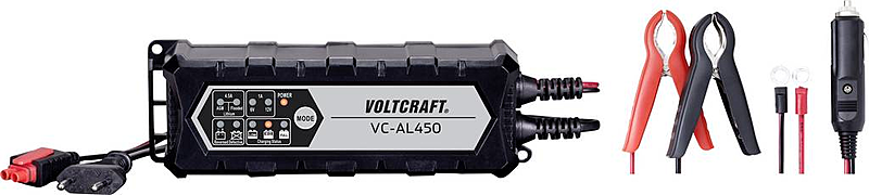 B-Ware Voltcraft Vc Al450 Vc Al450 Automatikladegerät 6 V 12 V 1 A 4.5 A Kfz Ladege923