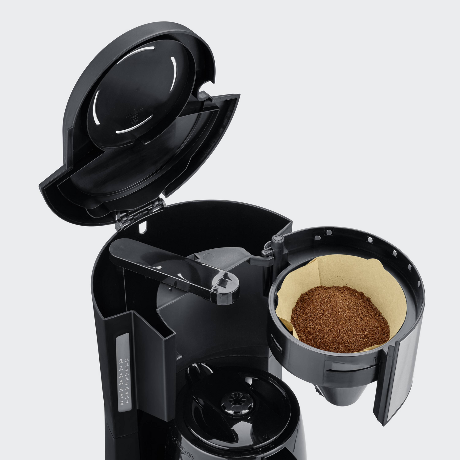 B-Ware Severin Ka 9308 Kaffeemaschine Edelstahl Gebürstet Schwarz Kaffee Kapselmasch227