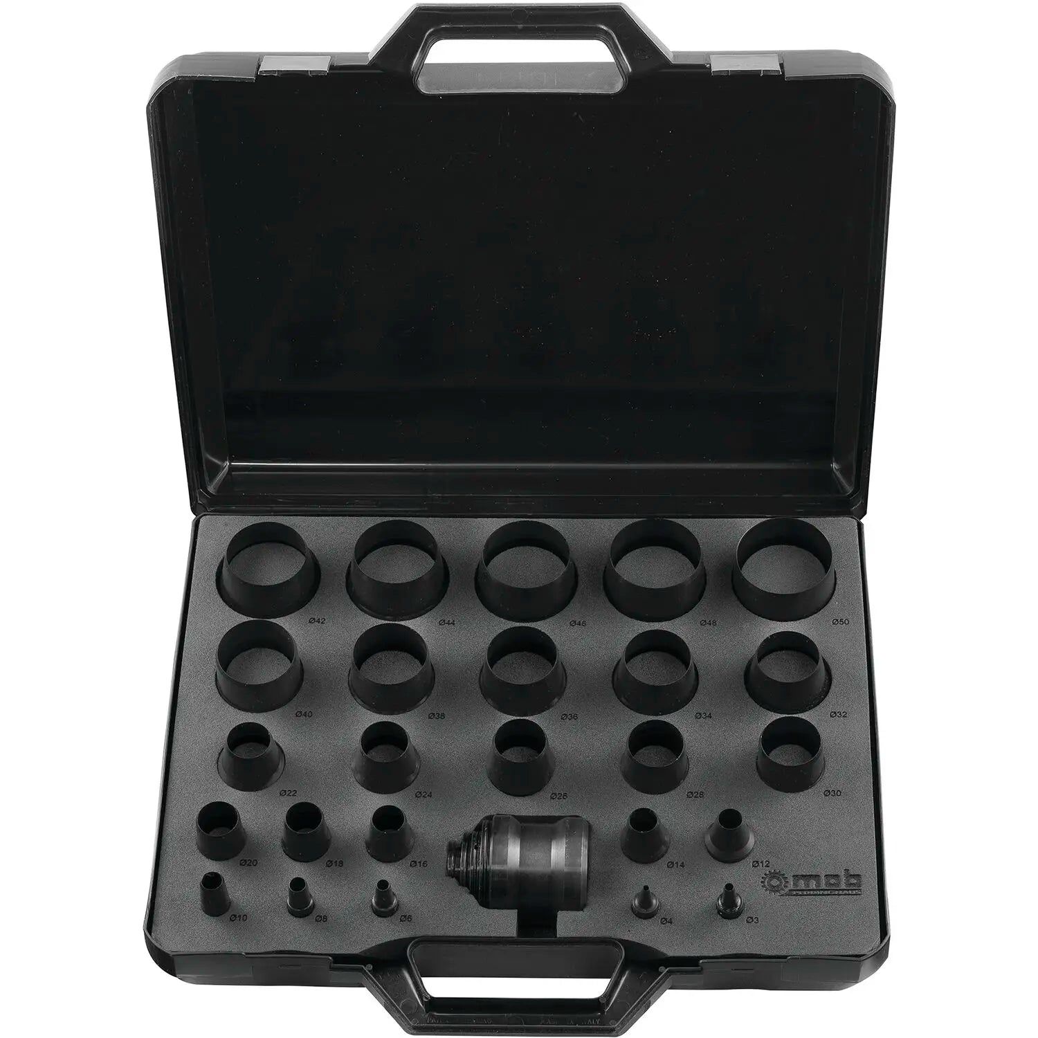 B-Ware Mob Peddinghaus Locheisensatz Set 26tlg Patentlocheisen Edelstahl Blechkasten - 3303808004506