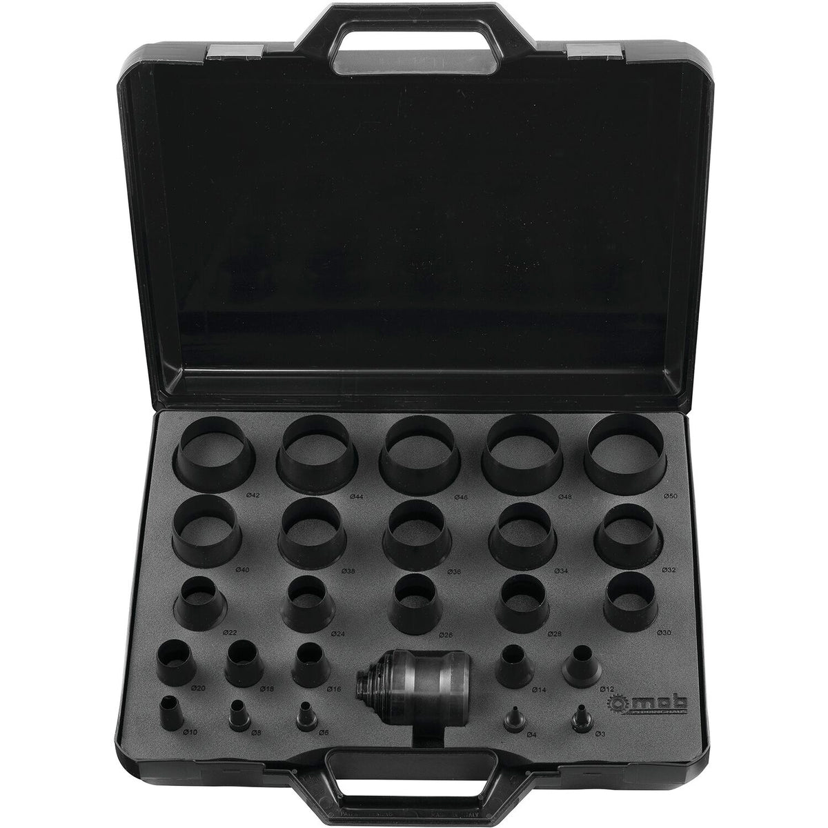 Mob Peddinghaus Locheisensatz Set 26tlg Patentlocheisen Edelstahl Blechkasten - 3303808004506