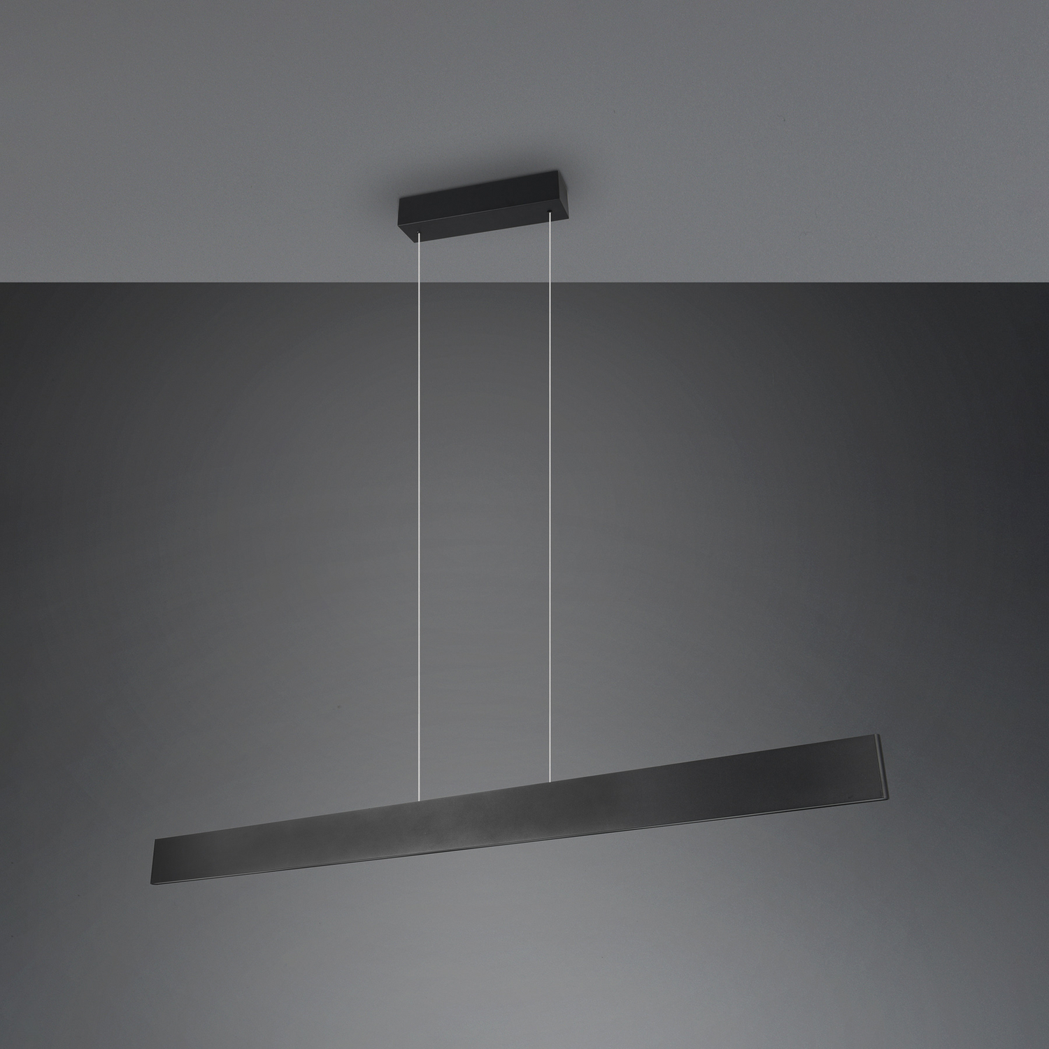 Trio Lighting Led Hängeleuchte Galway Schwarz Matt Up/Down Cct Metall Lampe B-Ware
