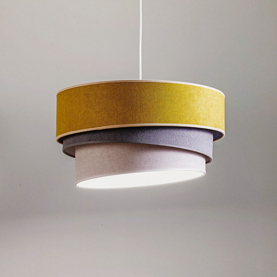 Duolla Hängeleuchte Pastell Trio Hängelampe Pendelleuchte Senf Siehe Text B-Ware - 2616504