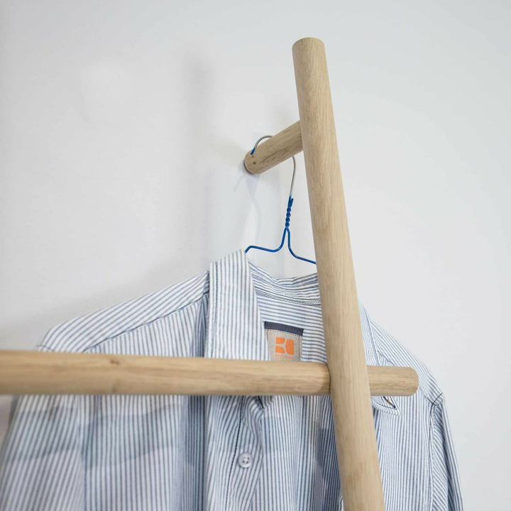Kommod Lendra Leiter Anlehngarderobe Garderobe Kleiderständer Leiste Eiche B-Ware
