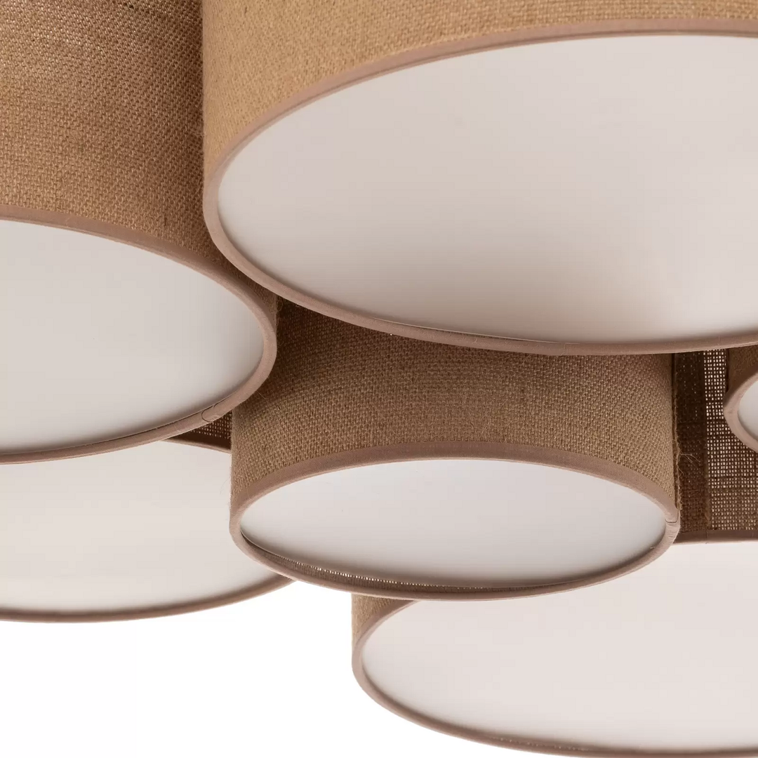 Euluna Lodge Deckenleuchte Jute Deckenlampe Leuchte Lampe Wohnzimmerleuchte E27 B-Ware