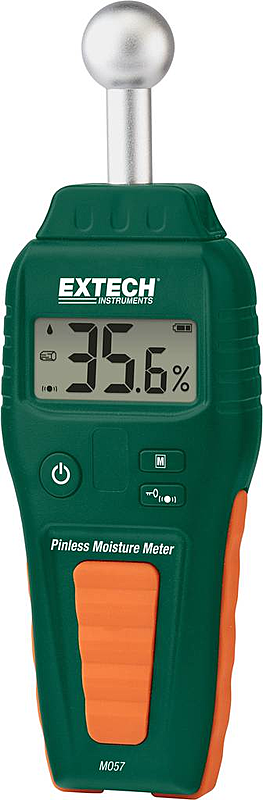 Extech MO57 Materialfeuchtemessgerät Messbereich Baufeuchtigkeit 0.1 bis 99.9 %