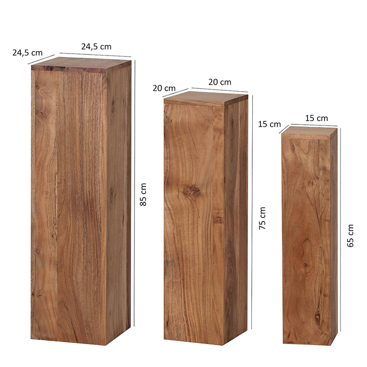 Naturoo Beistelltisch Richburg Couchtisch Sofatisch Deko 3er Set Siehe Text/Foto C-Ware