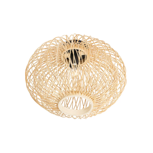 B-Ware Lindby Solvira Deckenlampe Deckenleuchte Deckenlicht Leuchte Bambusgeflecht R711