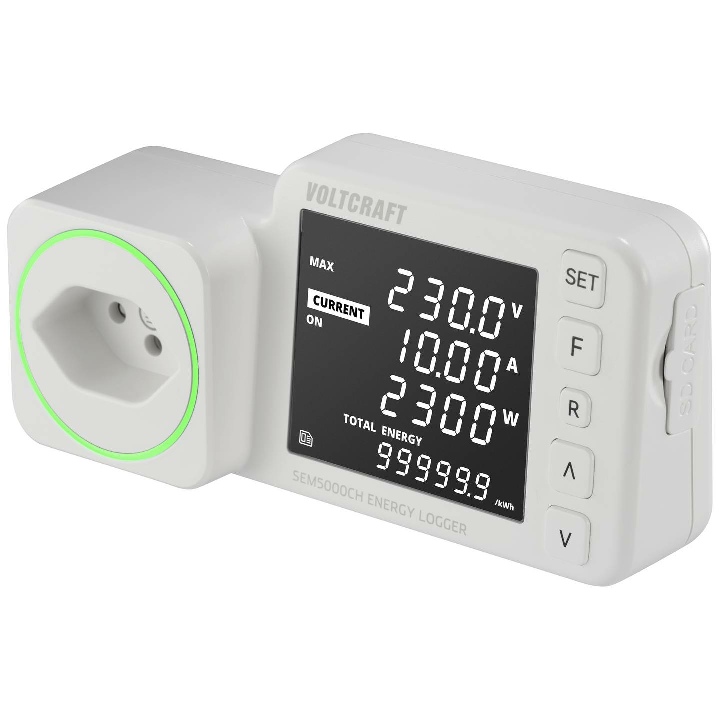 B-Ware Voltcraft Sem5000 Ch Energiekosten Messgerät Kostenprognose Alarmfunktion    967