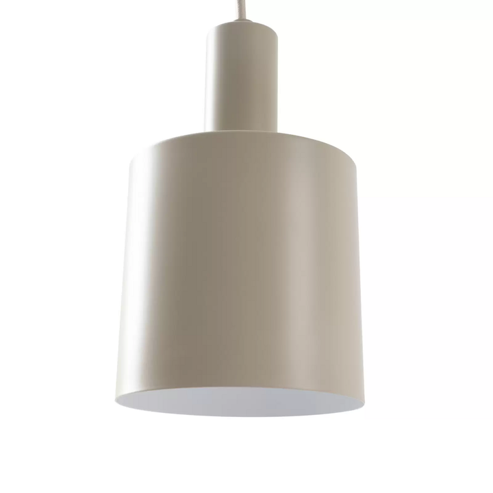 Lindby Hängelampe Ovelia beige rund Hängeleuchte Leuchte Pendellampe Lampe E27