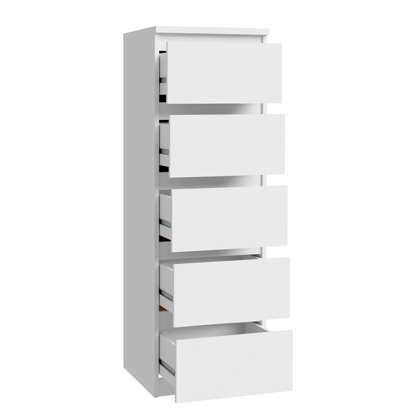 B-Ware loftscape Kommode Optima VI Sideboard Holzkommode Dekokommode Schrank Matt Weiß