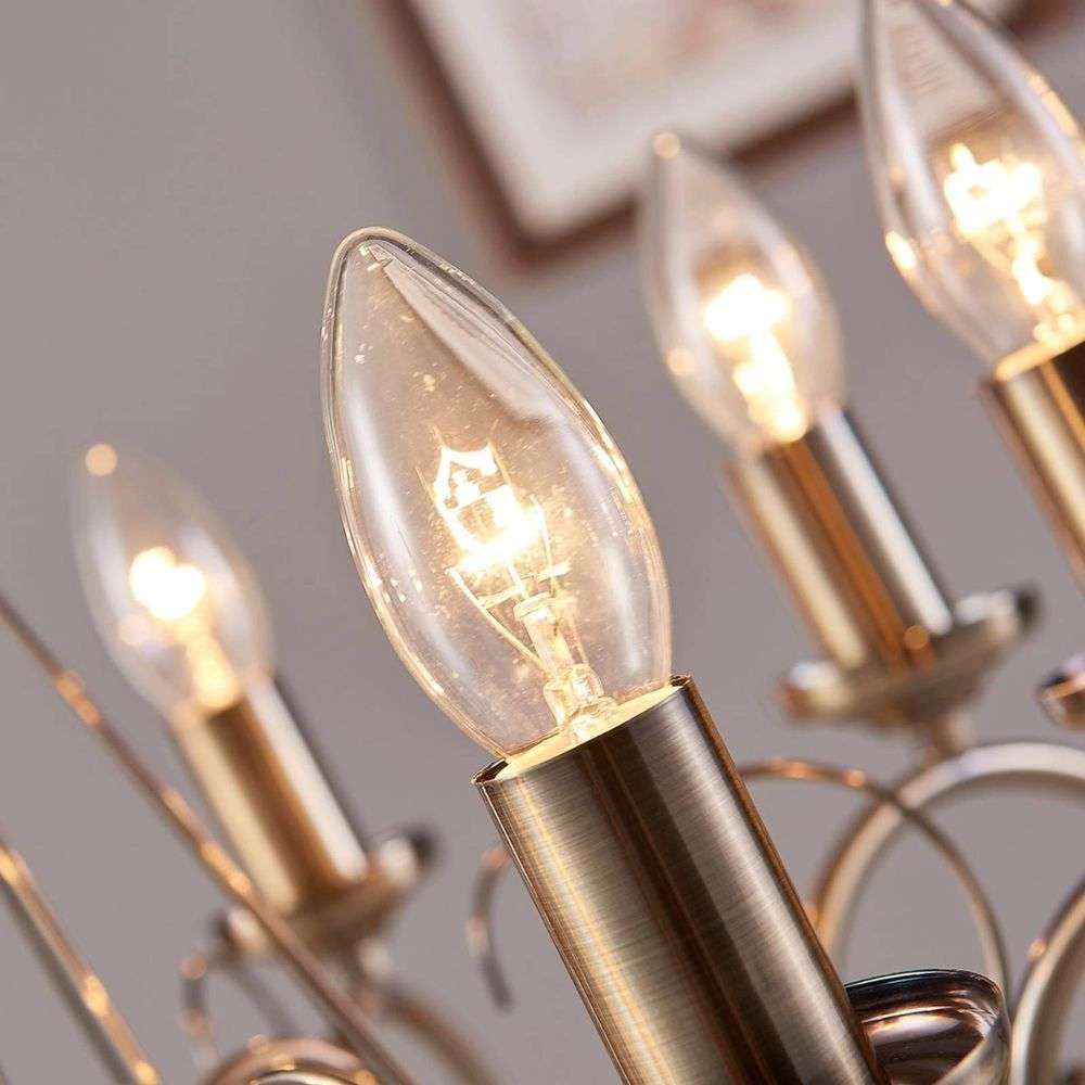 B-Ware Lindby Kronleuchter Marnia Deckenlampe Pendelleuchte Hängeleuchte Leuchte E14
