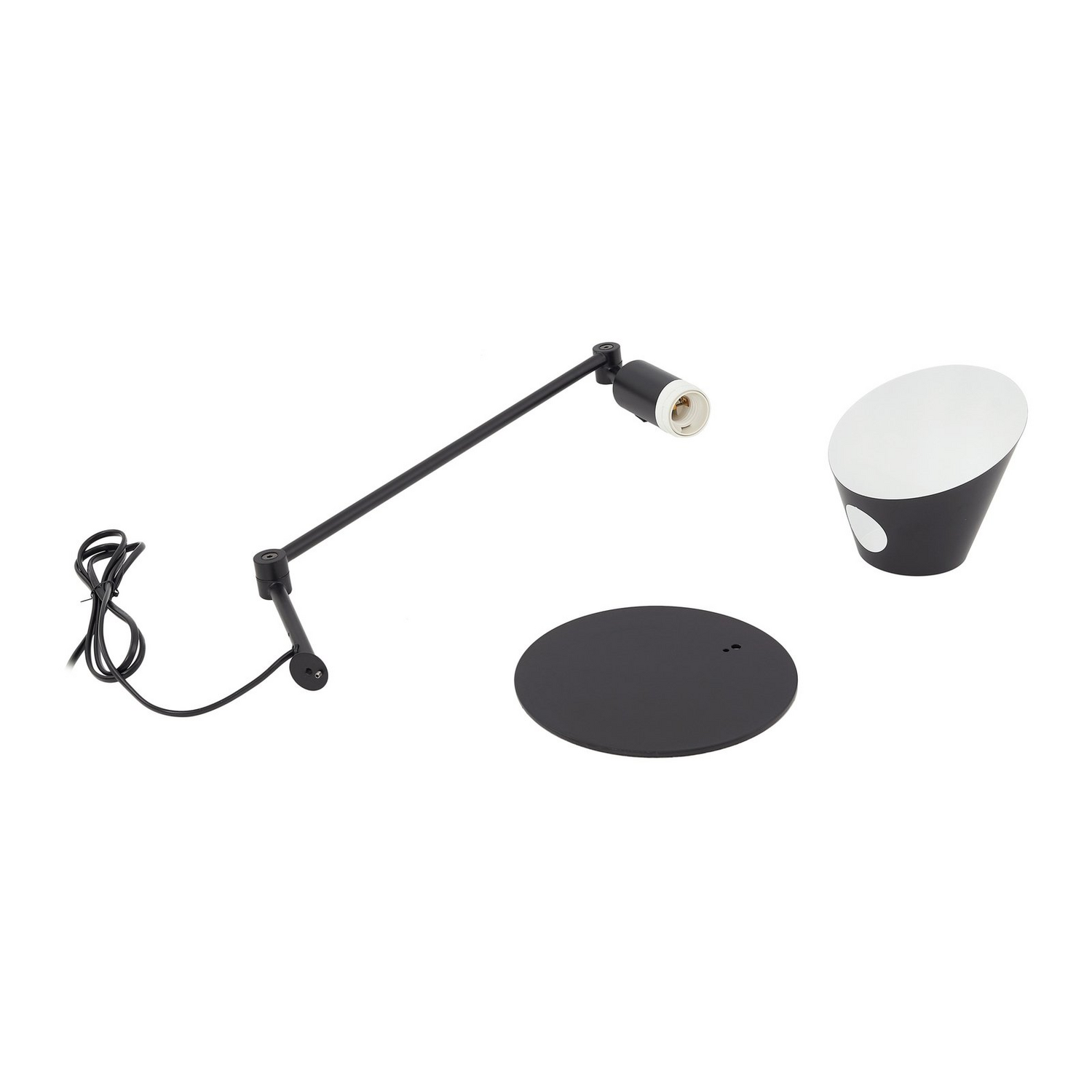 B-Ware Lindby Tischleuchte Corali Schwarz Metall Höhe 64 Cm Tischlampe Lampe Leuchte