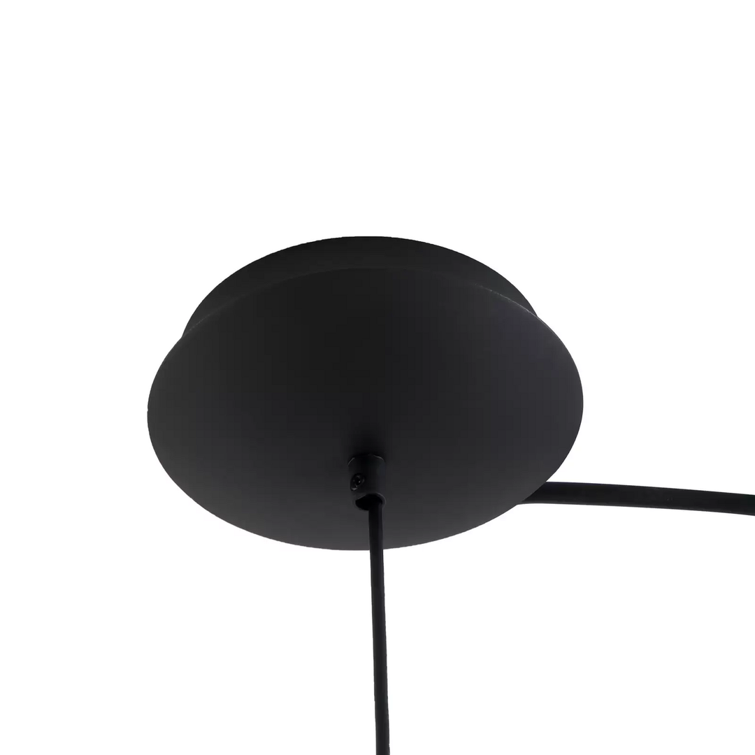 Lucande Led Hängeleuchte Foco Sandschwarz Metall ø 50 Cm Deckenlampe Lampe Spot B-Ware - 4251911778700