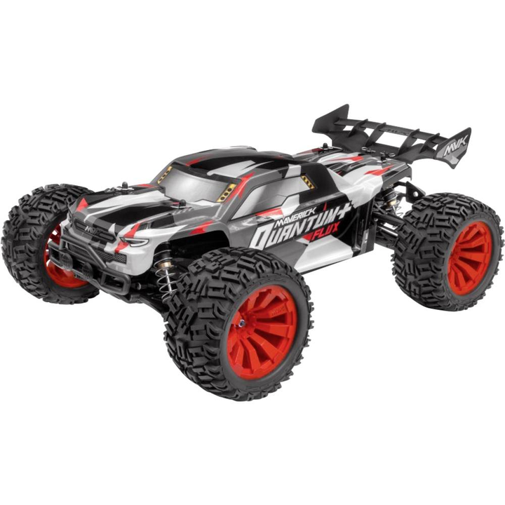 Maverick Quantum+ Xt Flux 3 S 1/10 4 Wd Stadium Truck Red Brushless Defektware D-Ware